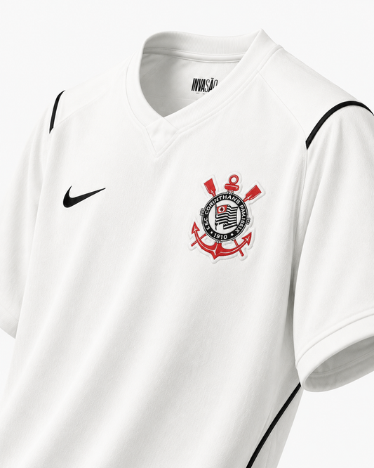 Detalhes da Camisa Corinthians Casa 26-27