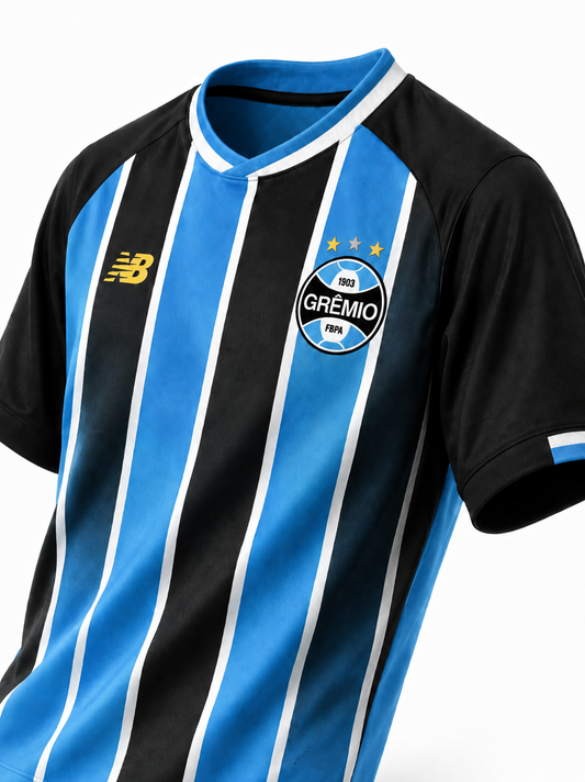 Detalhes da Camisa Grêmio Casa 26-27