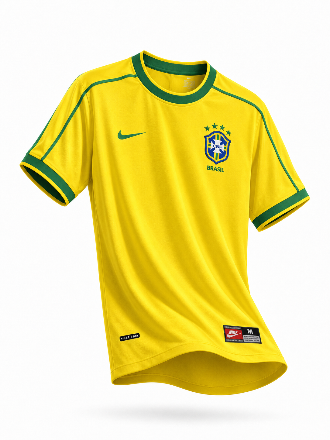Camisa Brasil Casa - 1998 - detalhe 3