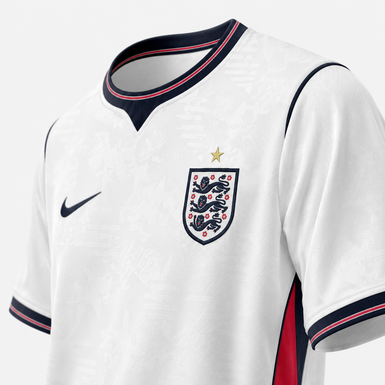 Camisa Inglaterra Casa 2026 - Copa do Mundo - detalhe 2