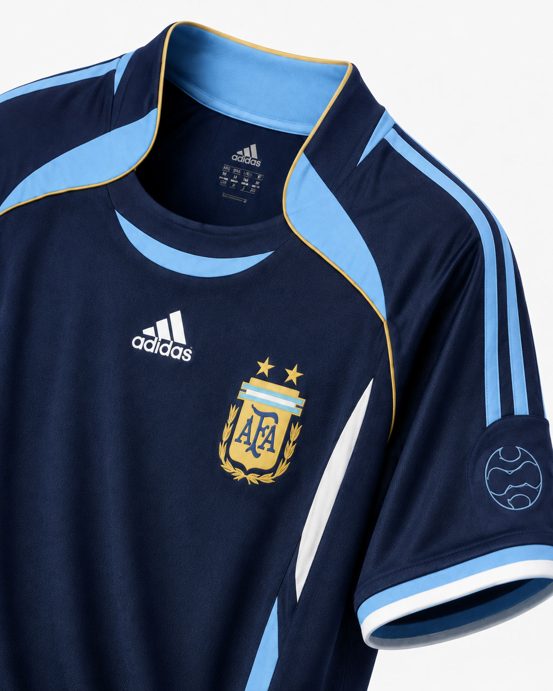 Camisa Argentina - Visitante 06-07 - detalhe 2