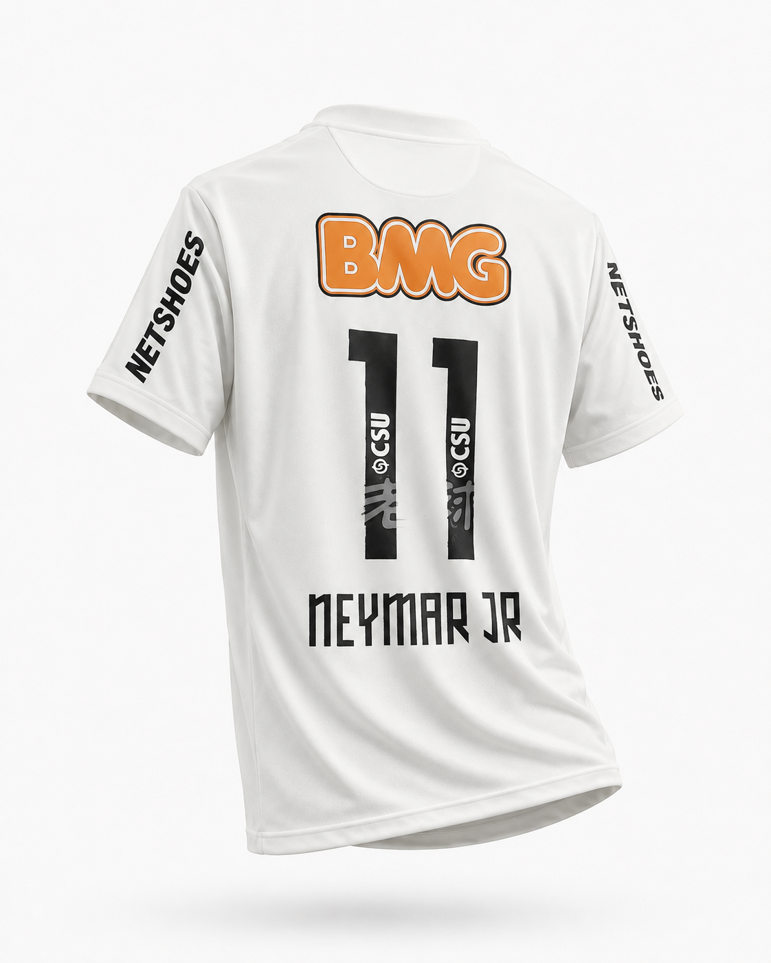 Camisa Santos - Casa 11-12 - Neymar 11 - detalhe 3