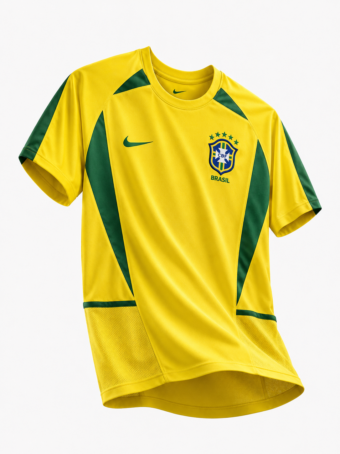 Camisa Brasil Casa - Retrô 2002