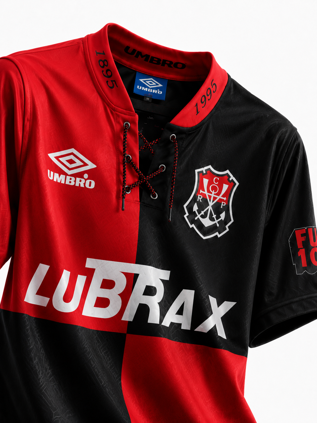 Camisa Flamengo - Centenário 1995 - detalhe 2