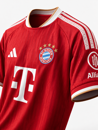 Detalhes da Camisa Bayern de Munique Casa 26-27