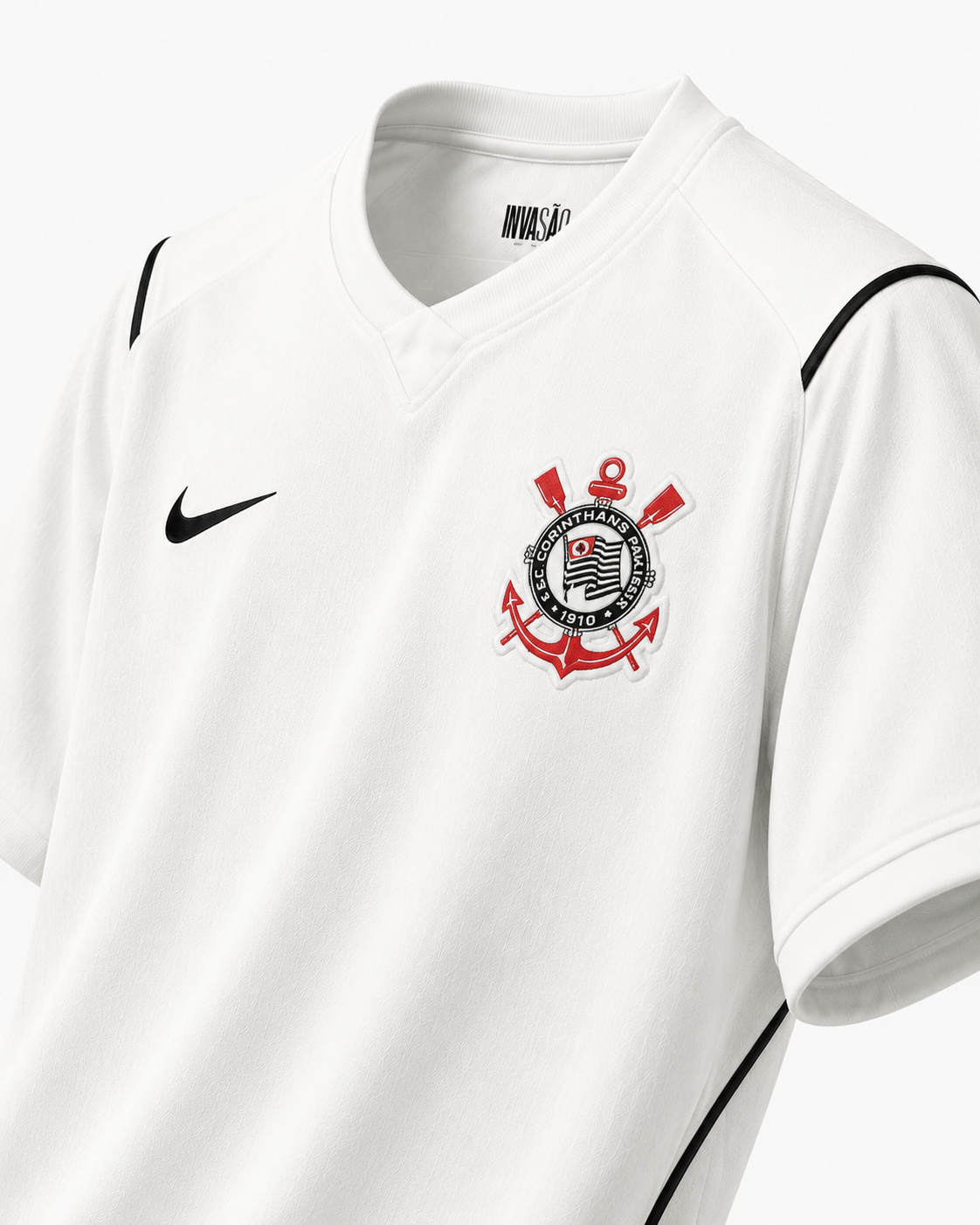 Detalhes da Camisa Corinthians Casa 26-27