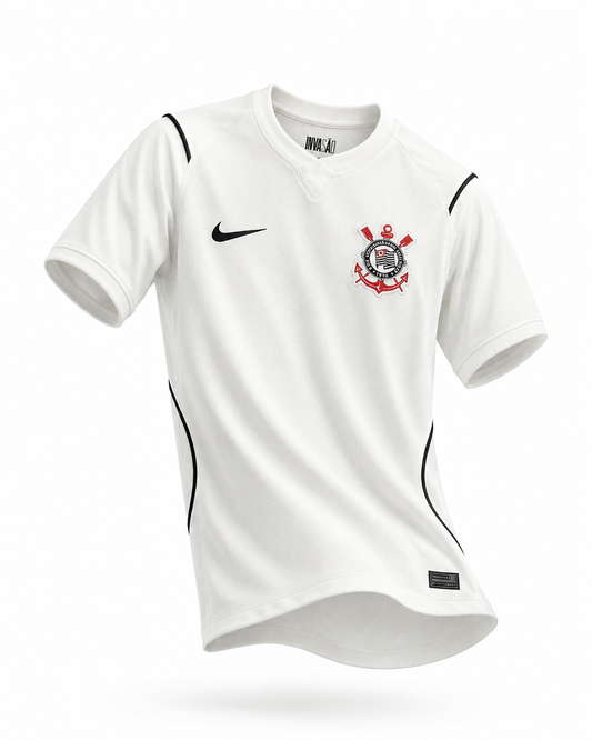 Camisa Corinthians Casa 26-27 vista frontal