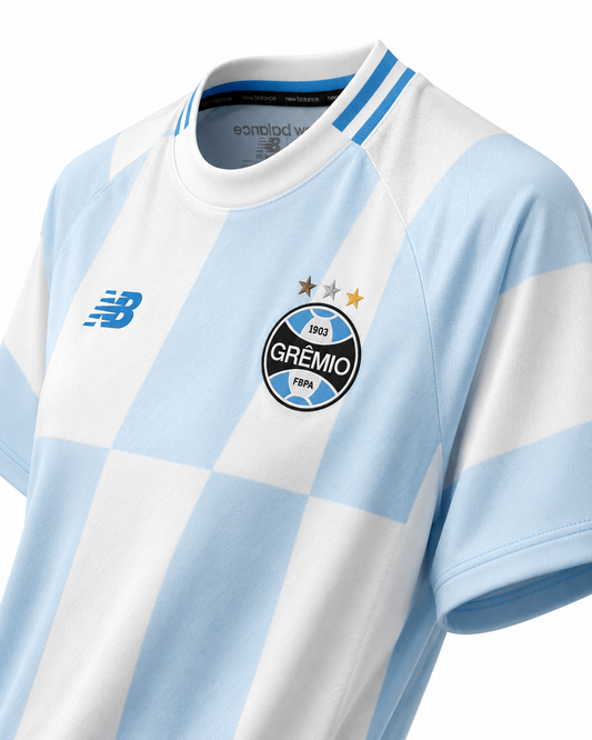Detalhes da Camisa Gremio Visitante 26-27