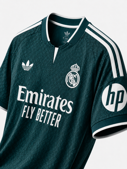 Detalhes da Camisa Real Madrid Visitante 26-27